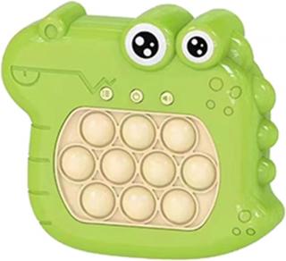 Joc interactiv Push Bubble Consola Quick Push Crocodil verde flippy Pop-it