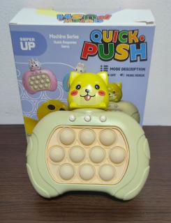 Joc interactiv Push Bubble Consola Quick Push Pisica Galbena flippy Pop-it