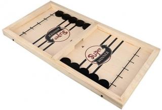 Joc lemn Hochei aerian Board Game - Joc de masa Slingpuck Hochei