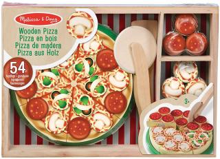 Joc lemn Pizza Party 54 de piese Melissa and Doug