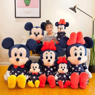 Jucarie de plus Mickey si Minnie Mouse Bleumarin