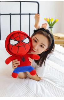 Jucarie de Plus Spiderman cu Hanorac ,       28 cm