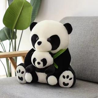 Jucarie de plus Ursul Panda cu Puiul ,       35 cm