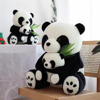 Jucarie de plus Ursul Panda cu Puiul ,       55 cm