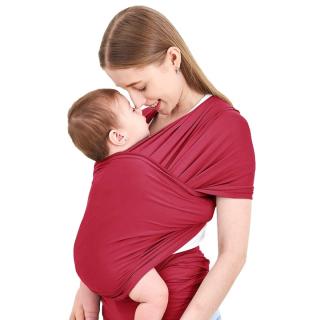 Marsupiu Elastic pentru Bebelusi Rosu - Wrap Ergonomic
