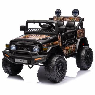 Masinuta Electrica Toyota FJ Cruiser 12V Copii Roti EVA MP3 Piele Eco Bluetooth