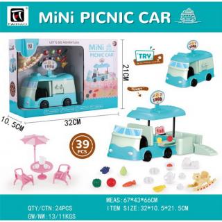 Mini Masinuta Picnic Car 2 in 1 Transformabila