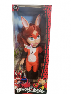 Papusa Muzicala Miraculous Ladybug Buburuza, Rena Rouge, Queen Bee