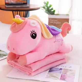 Perna Unicorn din Plus cu Paturica Moale