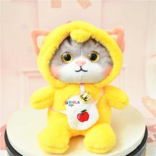 Pisica de PLus cu ochi sclipitori si costum Kawaii Cat