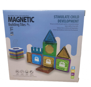 Placi Magnetice Joc Magnetic STEM MAGNETIC BUILDING TILES