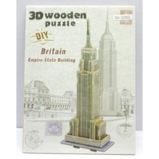 Puzzle 3D din lemn Empire State Building din lemn