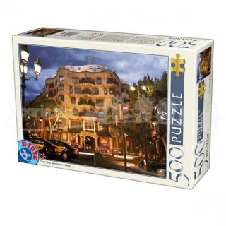 Puzzle Casa Mila, 500 piese D-toys