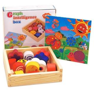 Puzzle din Lemn - Graph Intelligence Box