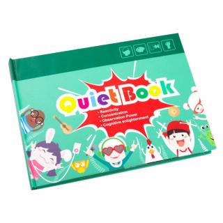 Quiet Book Carte cu Activitetii Puzzle cu Stickere Reutilizabile Busy Book