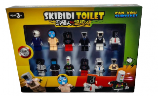 Set 12 Figurine Skibidi Toilet TIP Lego