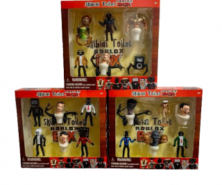 Set 18 Figurine Skibidi Toilet ROBLOX BOX