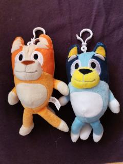 Set 2 Jucarii de Plus Bingo si Bluey ,       Personaje Bluey si Bingo 30 cm
