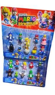 Set 20 Figurinetip Super Mario 3D World