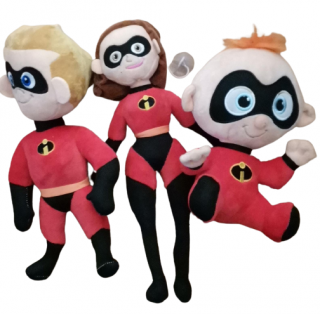 Set 3 jucarii de plus Incredibilii   The Incredibles