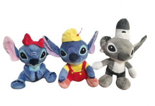 Set 3 Jucarii din Plus Stitch Desene animate Lilo si Stitch