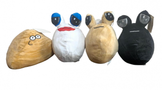 Set 4 Jucarii din Plus Alien Pou - Alien Sad Pou Jucarie de Plus 25 cm