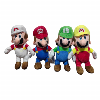 Set 4 Jucarii Mascote din plus desene animate Super Mario