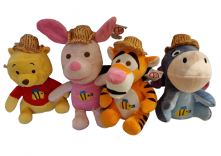 Set 4 Mascote Plus Winnie the Pooh si Prietenii