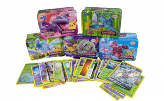 Set 5 Pachete de Carti Pokemon Last Origin in Cutie Metalica