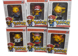 Set 6 Figurine Pokemon PIKACHU