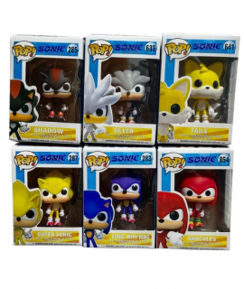 Set 6 Figurine Pop Ariciul Sonic The Hedgehog si Prietenii