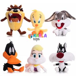 Set 6 Jucarii Plus Looney Tunes Bugs Bunny, Taz, Daffy Duck, Lola Bunny, Sylvester, Tweety