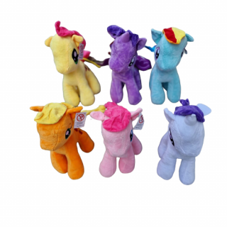 Set 6 plusuri Ponei  My Littel Pony Mascote din Plus Ponei