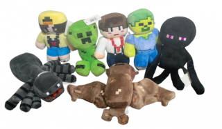 Set 7 Jucarii de Plus Minecraft