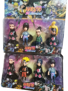 Set 8 Figurine Naruto si Prieteni