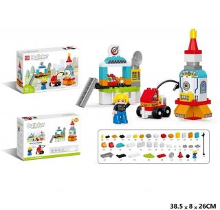 Set Blocuri de Constructie Racheta ,       60 Piese