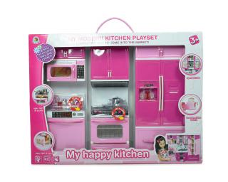 Set Bucatarie de Jucarie My Happy Kitchen ,       Kit Deluxe cu Lumini  Sunete