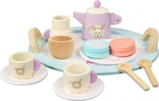 Set Ceainic de jucarie tip Montessori Albastru