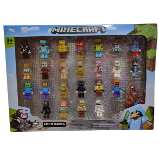 Set de 24 de mini figurine MineCraft