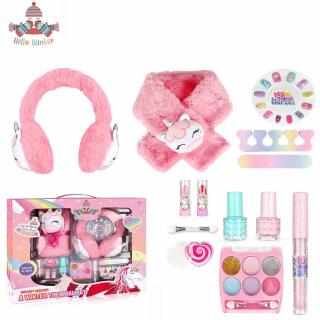Set de Frumusete Unicorn cu Tematica de Iarna,       Machiaj  pentru Copii