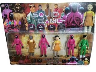 Set Figurine Squid Game Papusa si Paznici
