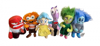 Set  Jucarii din Plus Inside Out 2 - 6 Personaje