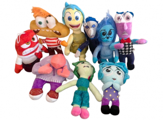 Set  Jucarii din Plus Inside Out 2 - 9 Personaje