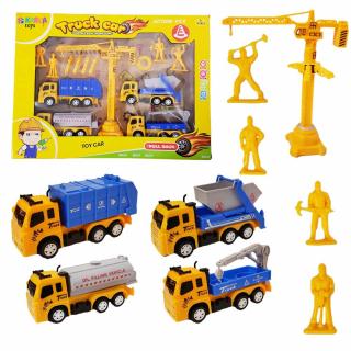 Set Masinute de Jucarie Vehicole de Constructie