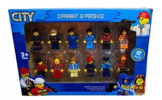 Setul de 12 figurine tip Lego City