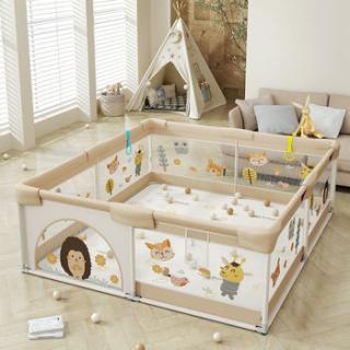 Tarc de Joaca Arici pentru Bebelusi cu Bile Incluse Jumbo 120 x 180 cm