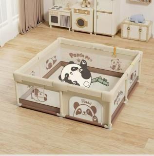 Tarc de Joaca Panda pentru Bebelusi cu Bile Incluse Jumbo 150 x 180 cm