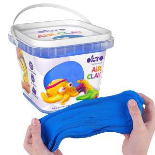 Air Clay pentru modelaj, 200g, Okto - Albastru