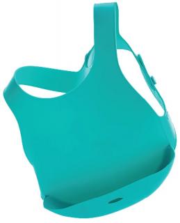 Baveta Flexi Bib Minikoioi, 100% Premium Silicone ,   Aqua Green