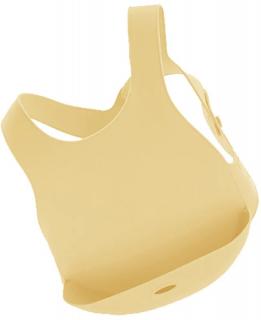 Baveta Flexi Bib Minikoioi, 100% Premium Silicone ,   Mellow Yellow